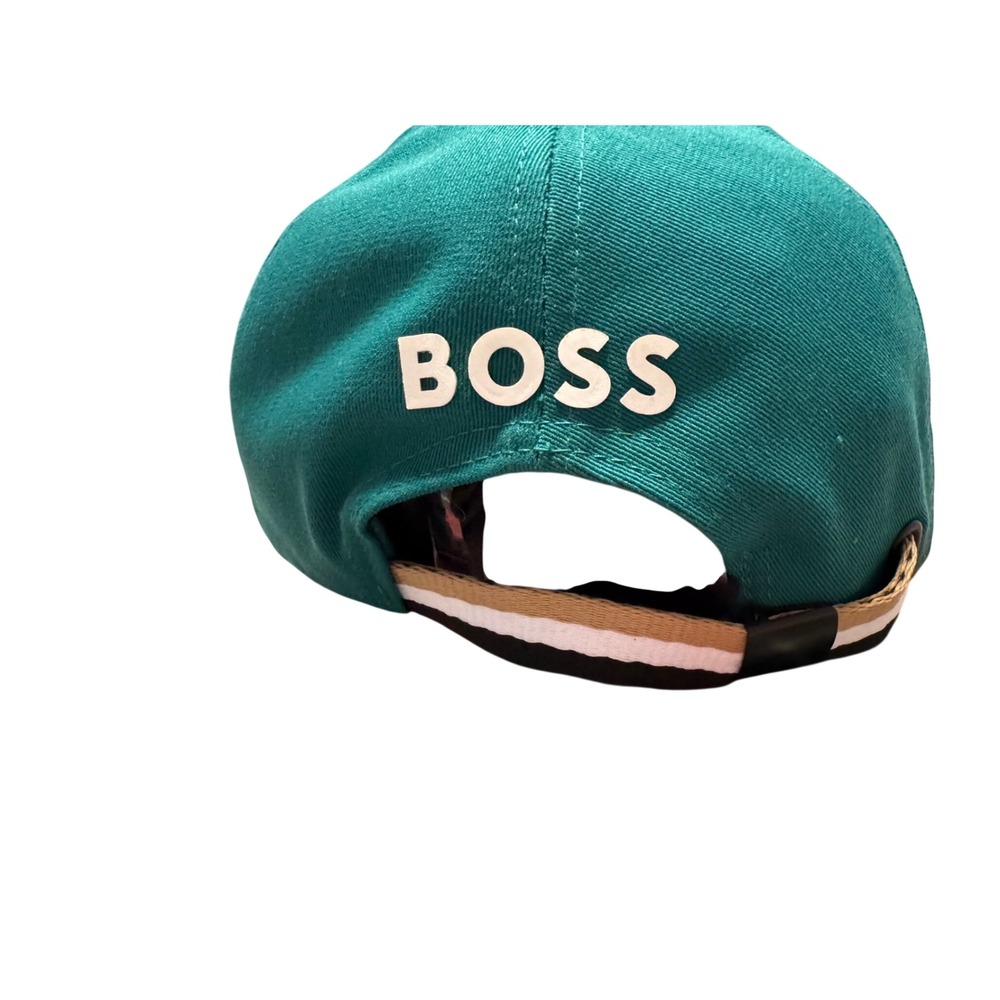 Aston Martin Formula 1 Team Cap Green Adjustable Snapback Juniper Cognizant BOSS - Picture 4 of 12